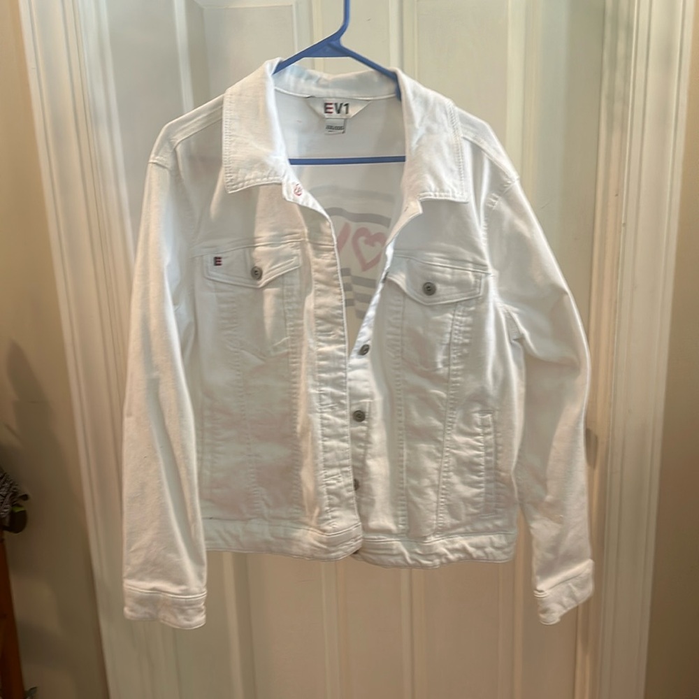 White Jean Jacket